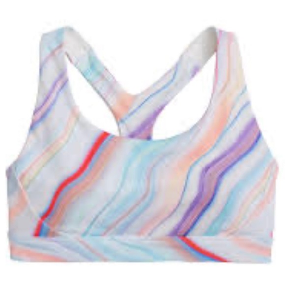 Other - Athleta Ultimate Love Proudly Sports Bra D/DD in Geode Multi, size M, EUC